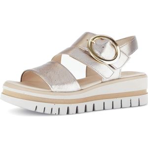 Gabor - Best Fitting - Sandaal - Goud - Leer - Verstelbare Banden