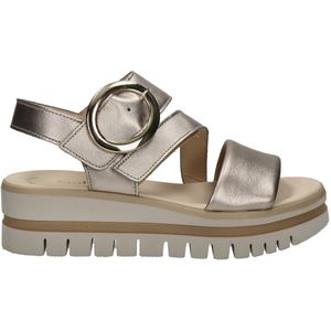 Gabor - Best Fitting - Sandaal - Goud - Leer - Verstelbare Banden