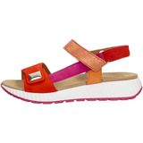 Gabor - Sandalen Plat - Oranje - Textiel