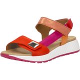 Gabor - Sandalen Plat - Oranje - Textiel