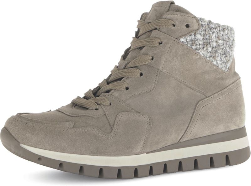 Gabor - Veterboots - Beige - Suède