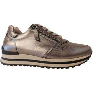 Gabor - 76.528.62 - Damessneakers - Oud-Zilver - Nubuck