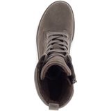 Gabor - Veterlaarsjes - Taupe - Blokhak - Ritssluiting en Vetersluiting