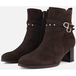 Gabor - Enkellaarsjes - Bruin - Suede