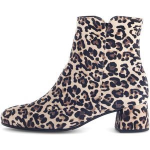 GABOR - Enkellaarsjes - Beige - Dierenprint