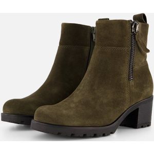 Gabor - Enkellaarsjes - Groen - Suede