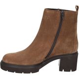 Gabor 71.874.14 - Dames Enkelboots - Bruin - Suède - Plateau