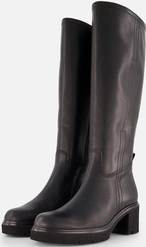 Gabor - 879 - Hoge Laarzen - Zwart - Blokhak 5 cm