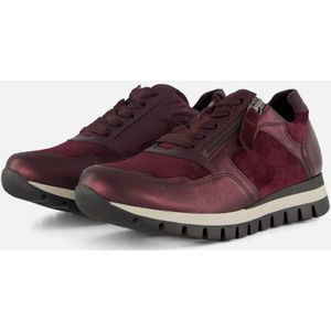 Gabor - Sneakers - Rood - Suede