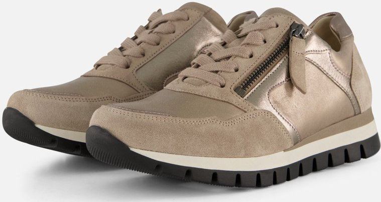 Gabor - Optifit - Lage Sneakers - Uniek - Leer en Suède - Met Rits