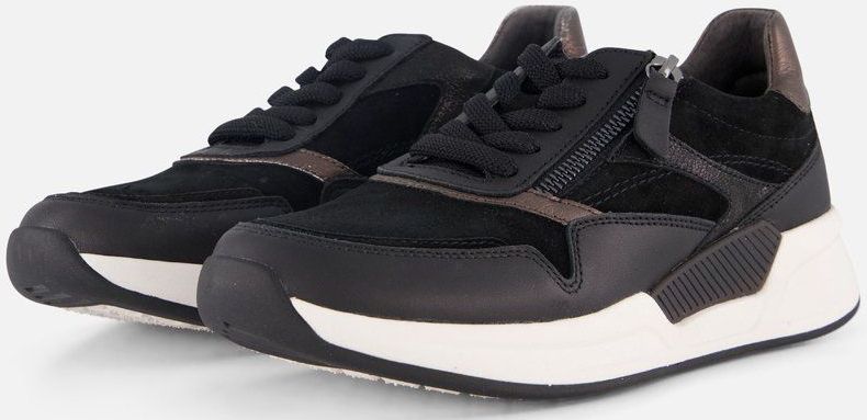 Gabor - Comfort - Dames Schoenen - Zwart - Nubuckleer