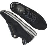 Gabor - Comfort - Sneakers - Blauw - Kalfsnappaleer - Ritssluiting