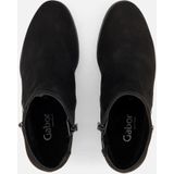 Gabor - Enkellaarsjes - Zwart - Nubuck