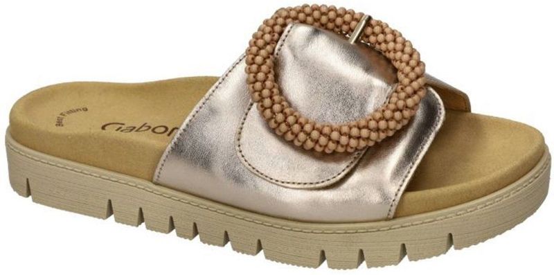 Gabor - Muiltjes - Goud - Leder - Best Fitting