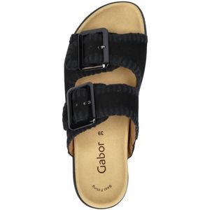 Gabor - Open Teen - Zwart - Kunstleer