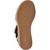 Gabor - Best Fitting - Sandaal - Zwart Bruin - Suède en Gladleer