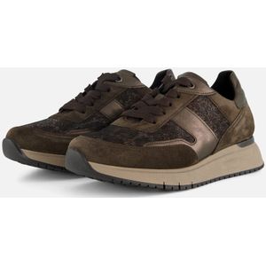 Gabor - Comfort Optifit - Lage Sneakers - Suède en Leer - H-leest