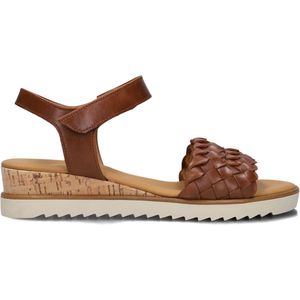 Gabor - 759.2 - Sandalen - Cognac - Leer - Sleehak 3 cm
