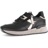 Gabor - Davos - Sneakers - Zwart/goudkleur - Sleehak