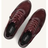 GABOR - 528 - Sneakers - Bordeauxrood - Suède/Textiel