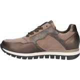 Gabor - Turijn - Sneakers - Taupe/bronskleur - Vrijetijdsschoen - Sleehak