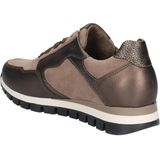 Gabor - Turijn - Sneakers - Taupe/bronskleur - Vrijetijdsschoen - Sleehak