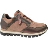Gabor - Turijn - Sneakers - Taupe/bronskleur - Vrijetijdsschoen - Sleehak