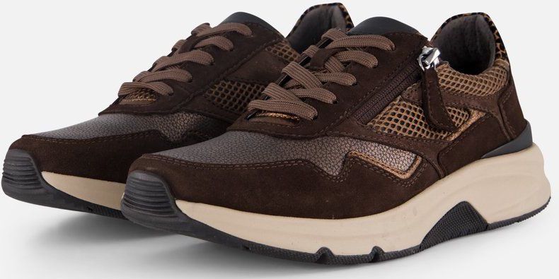 Gabor - Rollingsoft - Sneakers - Brons - Dames