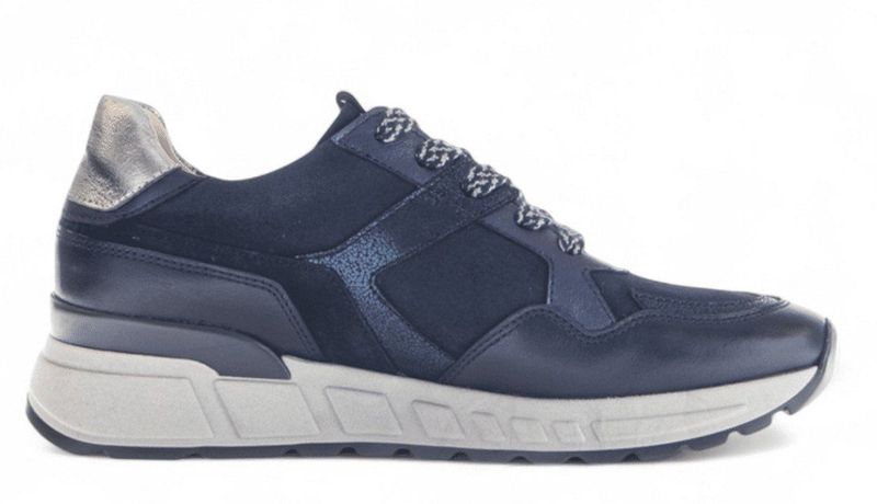 Fischer - Heren Pantoffels - Donker Blauw - Ribfluweel - Antislip Onderzool