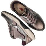 Gabor - Rollingsoft - Sneakers - Grijs/Oudroze/Zilverkleur - Sleehak
