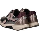Gabor - Rollingsoft - Sneakers - Grijs/Oudroze/Zilverkleur - Sleehak