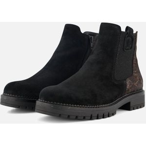Gabor - Chelsea Boots - Zwart - Suede