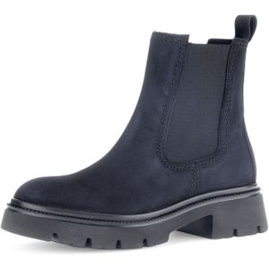 Gabor - Chelsea-boots - Nachtblauw - Blokhak - Business Schoen met Best Fitting-uitrusting
