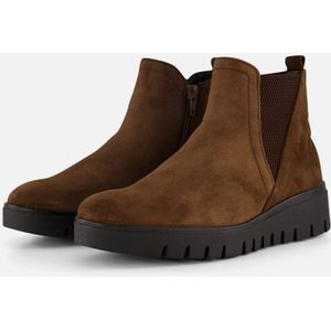 Gabor - Chelsea Boots - Bruin - Suède Bovenwerk - H-leest