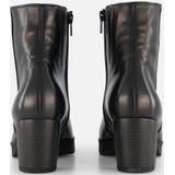 Gabor - Enkellaarsjes - Zwart - Leer - Blokhak 6 cm