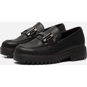 Gabor - 452 - Loafers - Zwart - Leer - Uitneembaar Voetbed