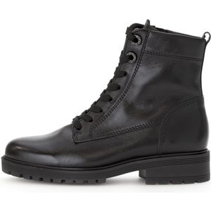 Gabor - 765.1 - Veterboots - Zwart - Leer - Textielen Voering