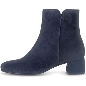 Enkellaarzen - Nachtblauw - Blokhak - Ritssluiting - Best Fitting