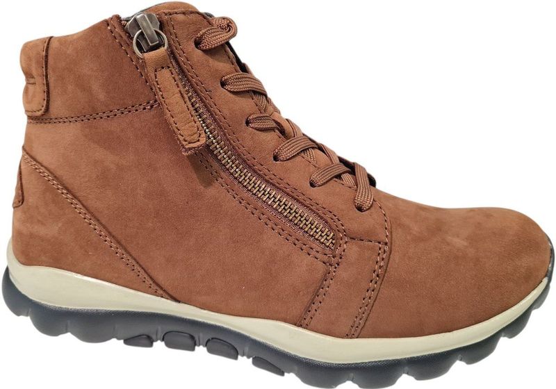 Veterboots - Bruin - Geprofileerde Rubberzool - Vetersluiting