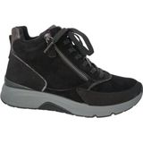 Gabor - Rollingsoft - Veterboots - Zwart - Suede