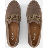 Gabor - Instappers - Suede - Zwart - Comfort Fit Voetbed