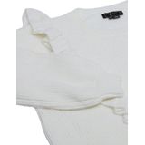 Faina - Gebreide Trui - Wolwit - Lange Mouw - Normale Pasvorm