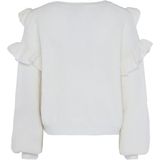 Faina - Gebreide Trui - Wolwit - Lange Mouw - Normale Pasvorm