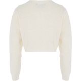 aleva Gebreid vest  wolwit