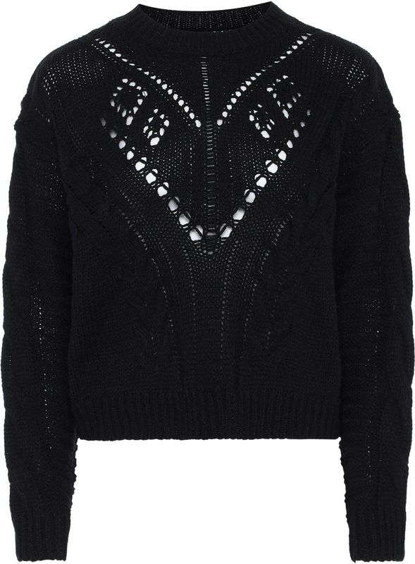 BLONDA - Trui - Zwart - Lange Mouw - Normale Pasvorm