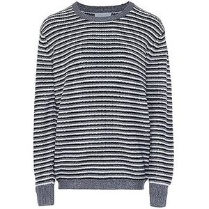 BLONDA Trui  grijs / wit