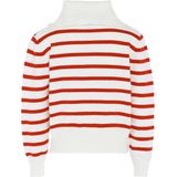 DreiMaster - Troyer Trui - Wit Rood - Dames - Wol