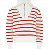 DreiMaster - Troyer Trui - Wit Rood - Dames - Wol