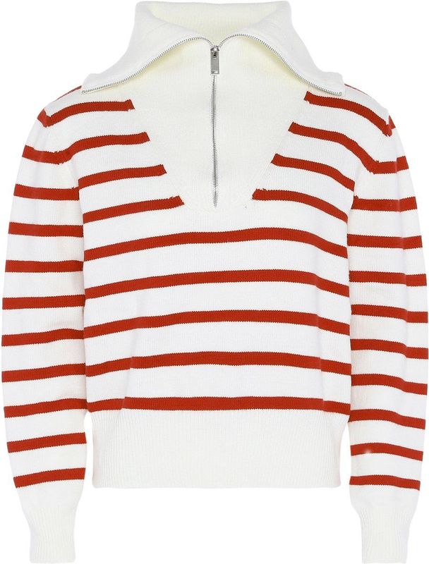 DreiMaster - Troyer Trui - Wit Rood - Dames - Wol