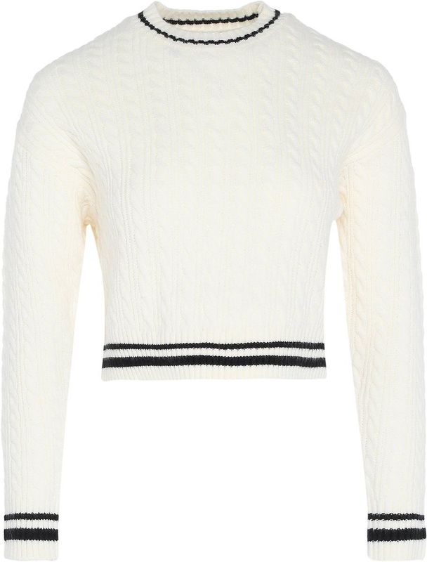 Bridgeport - Trui - Zwart - Wolwit